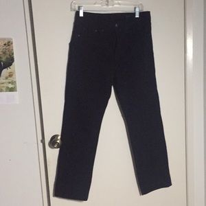 Rag & Bone Black ankle straight  jeans